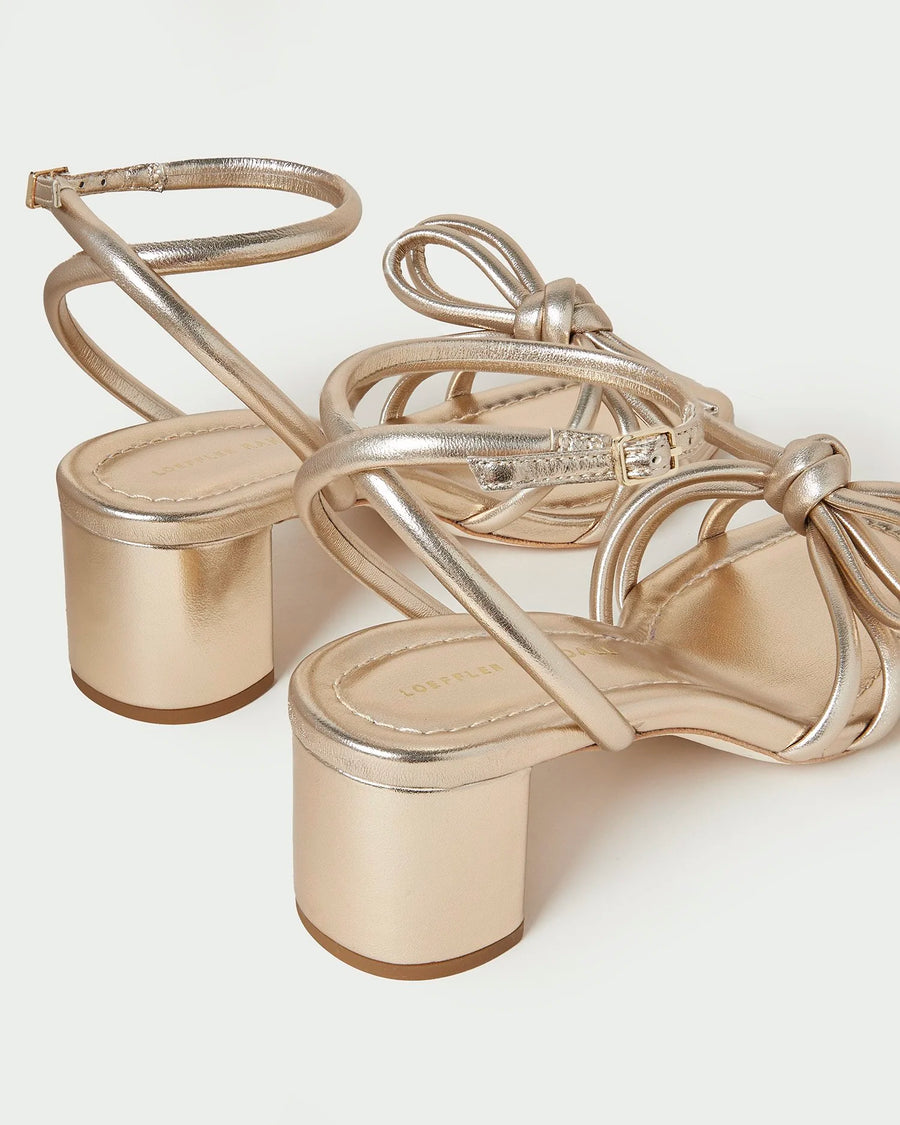 Mikel Bow Mid-Heel Sandal