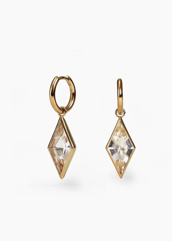 Kite Quartz Drop Earrings